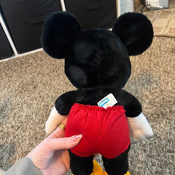 Vintage Playskool Mickey Mouse classic medium size plush stuffed animal - Picture 2 of 4